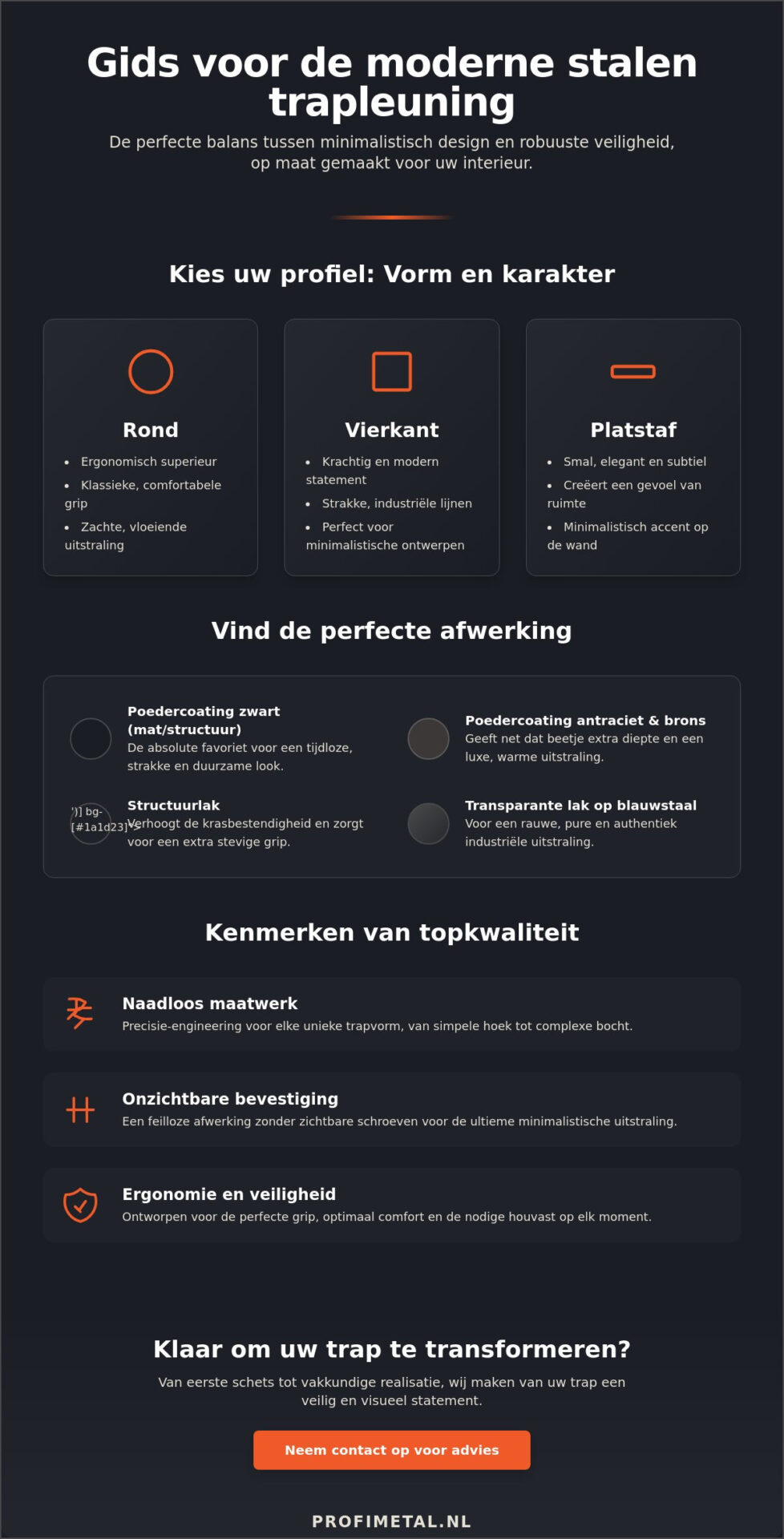 Moderne stalen trapleuning: een krachtig statement in uw interieur
